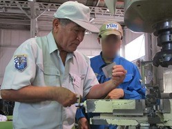 実技指導の風景です。