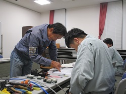 実技指導の風景です。