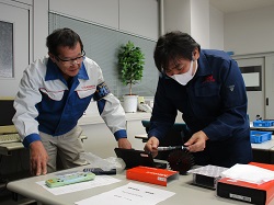 実技指導の風景です。