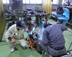 実技指導の風景です。