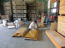 職場体験学習の風景です。