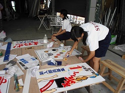 職場体験学習の風景です。