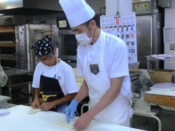 職場体験学習の風景です。