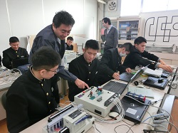 実技指導の風景です。
