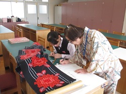 実技指導の風景です。