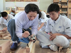 実技指導の風景です。