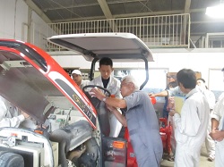 実技指導の風景です。