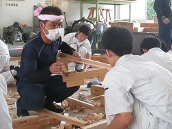 実技指導の風景です。