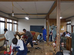 実技指導の風景です。
