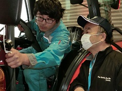 実技指導の風景です。