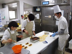 職場体験学習の風景です。