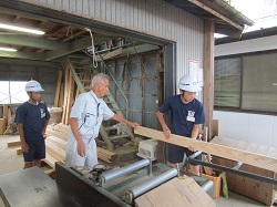 職場体験学習の風景です。