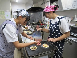 職場体験学習の風景です。