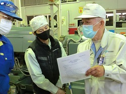 実技指導の風景です。