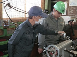 実技指導の風景です。