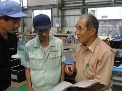 実技指導の風景です。