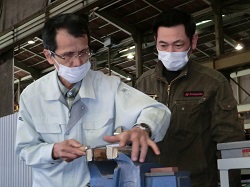実技指導の風景です。