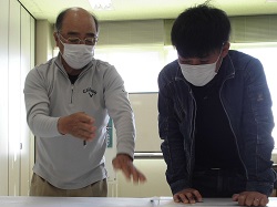 実技指導の風景です。