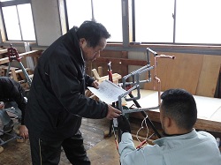 実技指導の風景です。