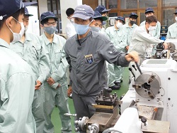 実技指導の風景です。