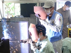 実技指導の風景です。