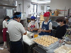 職場体験学習の風景です。
