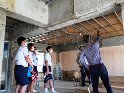 職場体験学習の風景です。