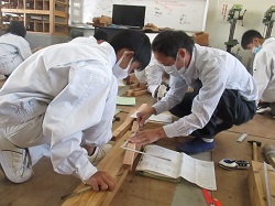実技指導の風景です。