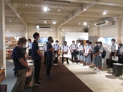 事務所等見学の風景です。