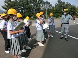 事務所等見学の風景です。