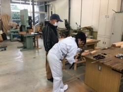 実技指導の風景です。
