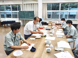 実技指導の風景です。